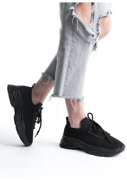 Kadın Rocco Siyah Triko Taşlı Spor Ayakkabı & Sneaker fiyatları