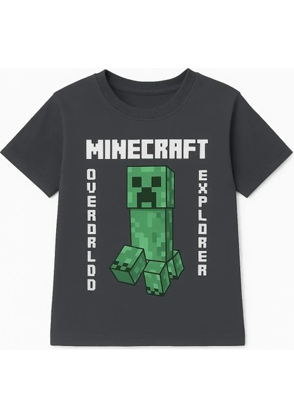 Mınecraft Erkek Çocuk Pamuklu Tişört
