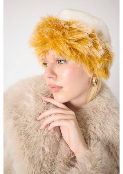 Premium Kürk Şapka Civciv & Kırçıl Beyaz fiyatları