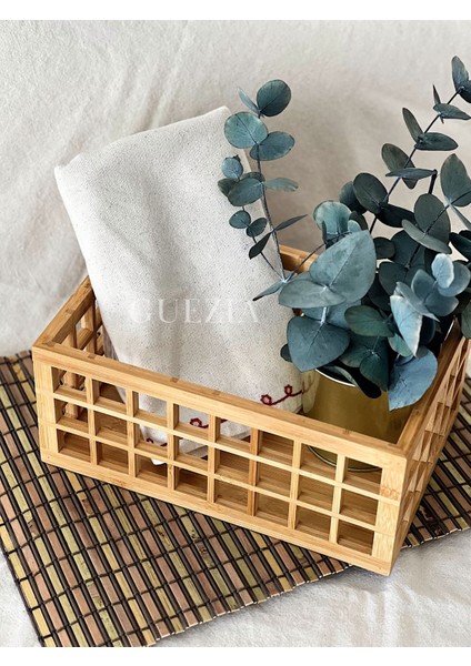 Bambu Dikdörtgen Kutu Organizer | Sepet | Düzenleyici modelleri