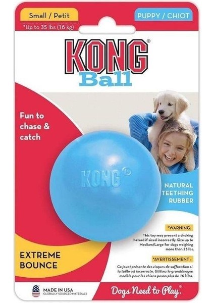 Puppy Ball Delikli Top Yavru Köpek Oyuncağı S