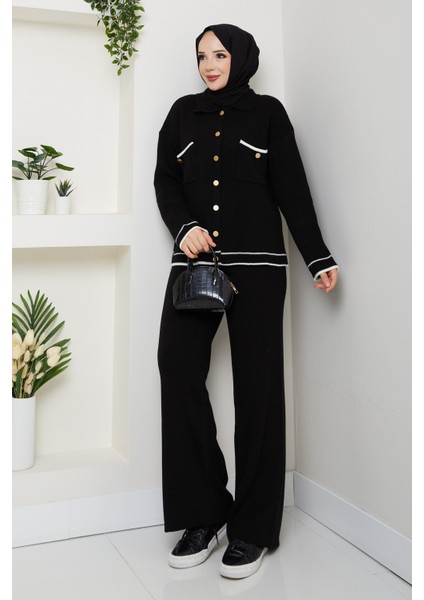 Kadın Gold Düğmeli Spor Ceket Hırka -PMK450 fiyatları