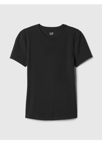 Kadın Siyah Closeknit Jersey T-Shirt fiyatları