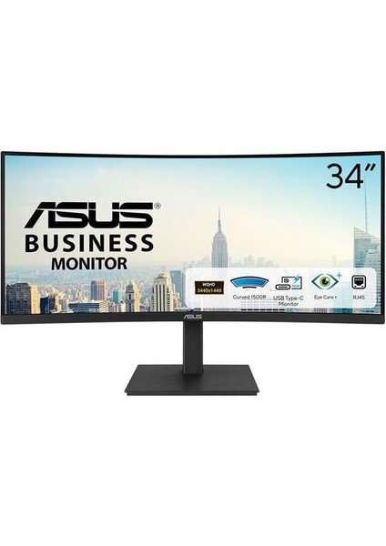 34" VA VA34VCPSR 4MS 100HZ HDMI-DP TYPE-C-LAN KAVISLI KURUMSAL MONİTÖR 3440X1440