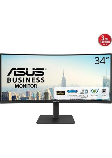 34" VA VA34VCPSR 4MS 100HZ HDMI-DP TYPE-C-LAN KAVISLI KURUMSAL MONİTÖR 3440X1440 fiyatları