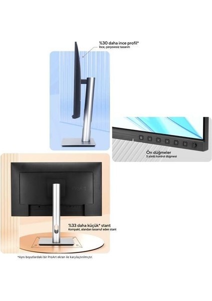 27" IPS PROART PA27JCV 5K 5MS 60HZ DP HDM USB C 5120X2880 PIVOT MONITÖR indirimleri