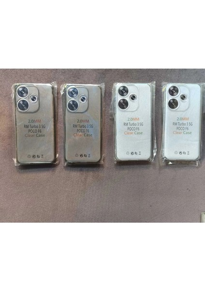 Xiaomi Redmi Turbo 3 5g Poco F6 Uyumlu Şeffaf Simli Silikon Kılıf fiyatları