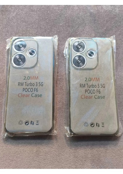 Xiaomi Redmi Turbo 3 5g Poco F6 Uyumlu Şeffaf Simli Silikon Kılıf fırsatları