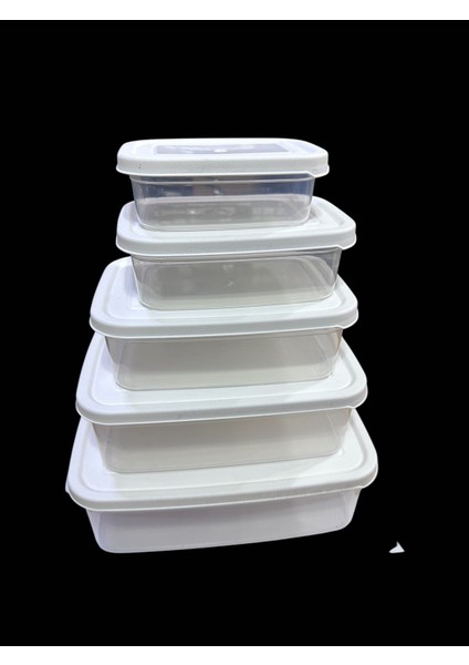 5 Li Set Saklama Kabı Toplam 9.4 Litre