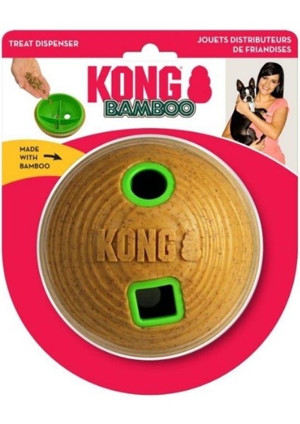 Bamboo Feeder Tok Şeklinde Ödül Maması Dağıtma Köpek Oyuncağı M