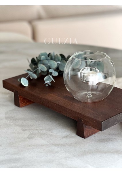 Akasya Dikdörtgen Ayaklı Sunumluk 20X40 cm modelleri