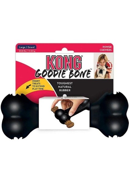 Extreme Goodie Bone Kemik Şeklinde Çok Amaçlı Ultra Sert Köpek Oyuncağı L