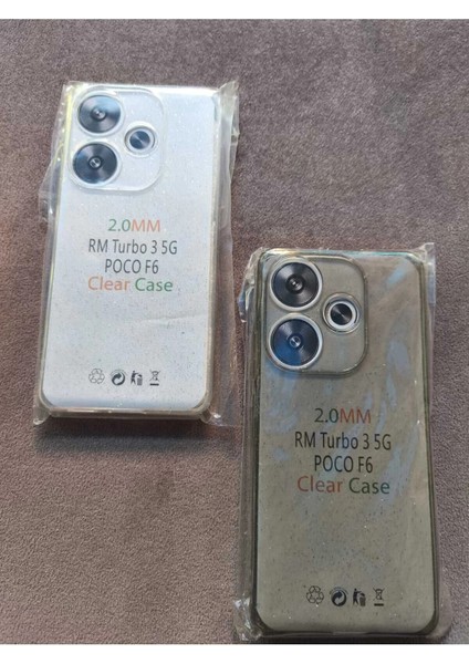 Xiaomi Redmi Turbo 3 5g Poco F6 Uyumlu Şeffaf Simli Silikon Kılıf fırsatları