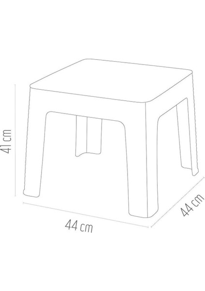 4 Adet Monoblok Rattan Sehpa Bahçe Balkon Şezlong Sehpası fiyatları