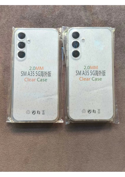 A35 5g Uyumlu Şeffaf Simli Silikon Kılıf indirimleri