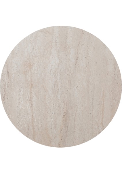 90X90CM Yuvarlak Masa Traverten Mutfak Masası-Balkon Masası Pera Model indirimleri