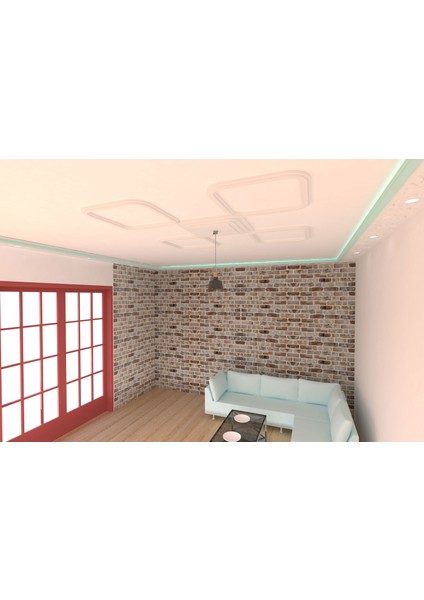 Lamba Tavan Göbeği MODÜLER-KARE-EGIMLI-DÜZ-5-PARÇA-56CM fiyatları