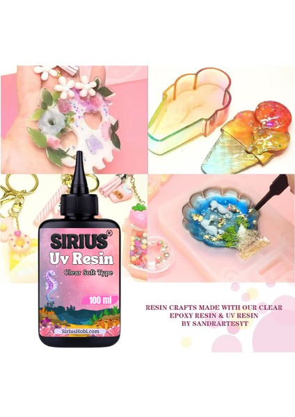 Sirius Soft Tip Uv Reçine (Esnek Yapı – Yarı Elastik)-Hızlı Kürlenen 100ML indirimleri