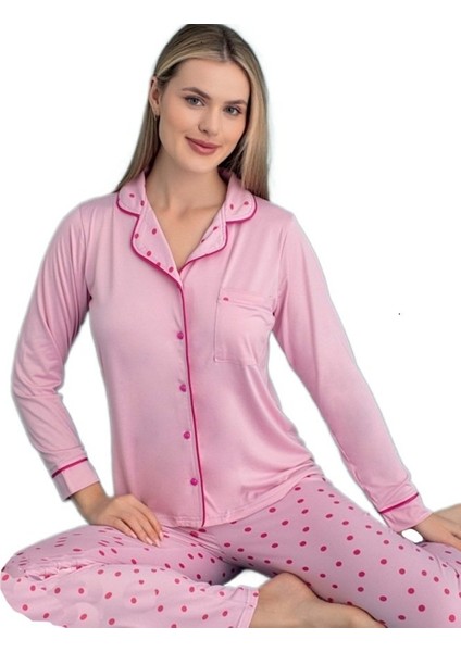 Giulietta Notte Uzun Kol Düğmeli Kadın Pijama Takımı Ev Giyim Hediyelik fiyatları