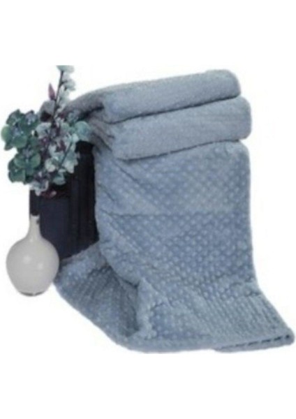 Tek Kişilik Tomurcuk Battaniye Indigo 150X200