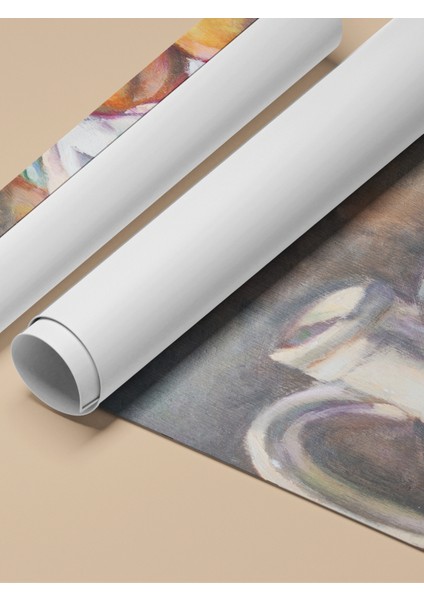 Çerçevesiz Poster, Meyve ve Sürahi Natürmort Tablo, Mutfak Dekoru Poster No: 113526 fırsatları