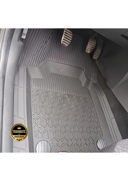 Skoda Kodiaq 2016-2017-2018-2019-2020-2021-2022-2023-2024-2025 Kesilebilir Oto Paspas Antrasit Siyah/tpe Termo Kauçuk/su Geçirmez/dayanıklı Kaymaz Zemin indirimleri