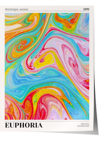 Çerçevesiz Poster, Euphoria – Renklerin Coşkusu, Ofis Dekoru Poster No: 113554
