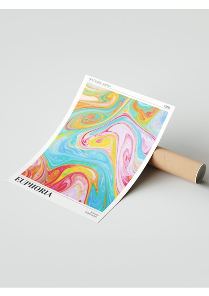 Çerçevesiz Poster, Euphoria – Renklerin Coşkusu, Ofis Dekoru Poster No: 113554 modelleri