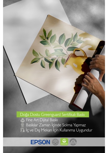 Çerçevesiz Poster, Sarı Limonlu Natürmort Tablo, Mutfak Dekoru Poster No: 113318