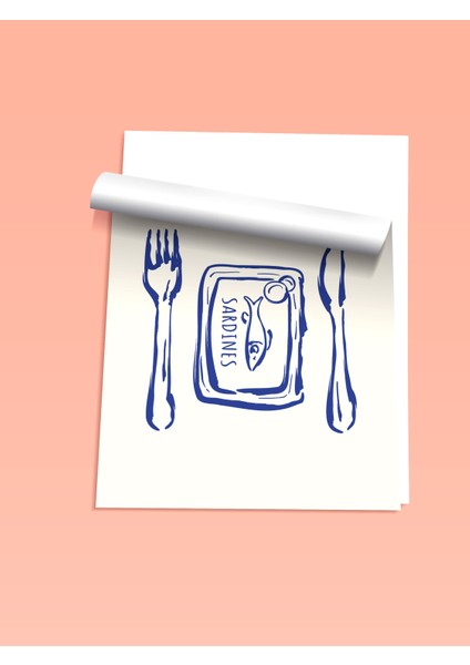 Çerçevesiz Poster, Piknik Eskizi, Mutfak Dekoru Poster No: 113737 fiyatları