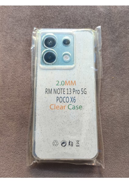 Xiaomi Redmi Note 13 Pro 5g Poco X6 Uyumlu Şeffaf Simli Silikon Kılıf fiyatları