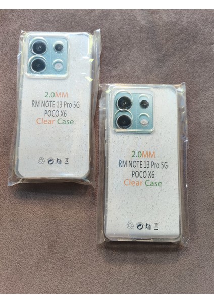 Xiaomi Redmi Note 13 Pro 5g Poco X6 Uyumlu Şeffaf Simli Silikon Kılıf
