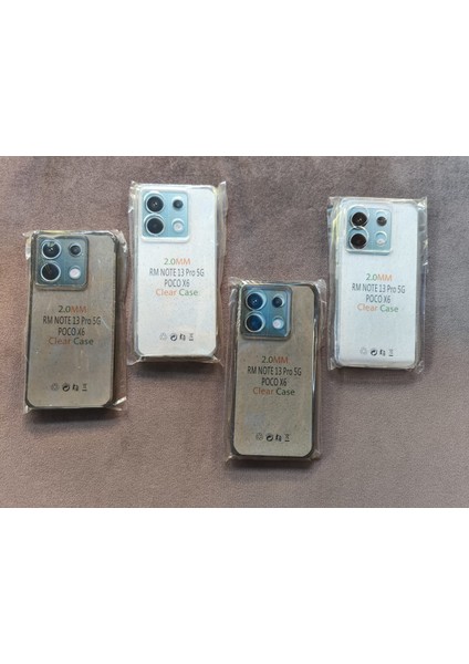 Xiaomi Redmi Note 13 Pro 5g Poco X6 Uyumlu Şeffaf Simli Silikon Kılıf fiyatları