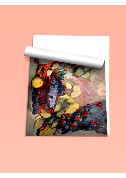 Çerçevesiz Poster, Portakallı Natürmort, Mutfak Dekoru Poster No: 113527 fiyatları