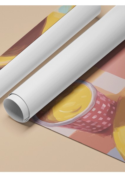 Çerçevesiz Poster, Sosisli Sandviç Çizimi, Mutfak Dekoru Poster No: 113361 fırsatları