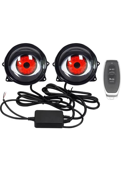 33 Modlu Animasyonlu Mercek Göz Far Sis Ambiyans LED Aydınlatma 2 Adet 12-24 Volt fiyatları