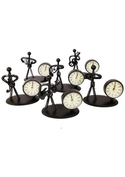 Metal Adam Masaüstü Saat