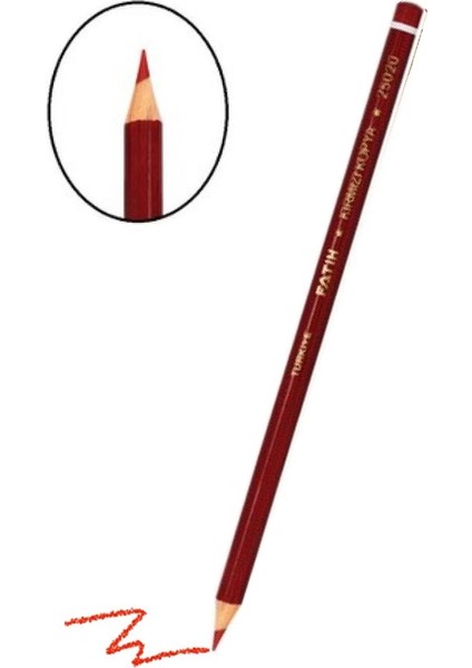 Kırmızı Kalem 1 Adet Fatih Kırmızı Kurşun Başlık Kalemi Kırmızı Kopya Kalemi Yumuşak Uçlu Kolay Silinebilir