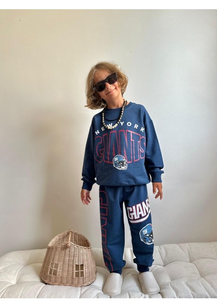New York Sweatshirt-Eşofman Altı Mevsimlik Erkek Çocuk Takım