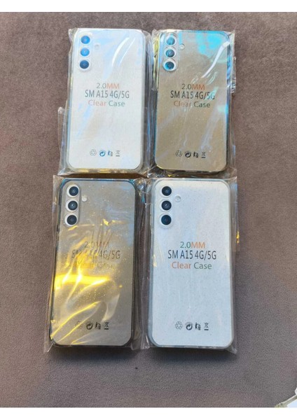 A15 4g/5g Uyumlu Şeffaf Simli Silikon Kılıf fırsatları