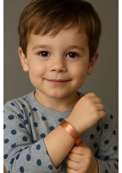 Çocuk Bileklik Saf Bakır