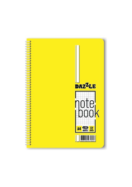 A4 60 Yaprak / 1 Konu Dazzle Spiralli Pp Kapak Defter modelleri