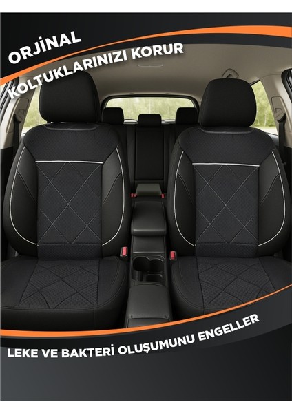 Audi 80 Oto Koltuk Kılıfı Ön Arka Tam Set Mihway Procyon Serisi