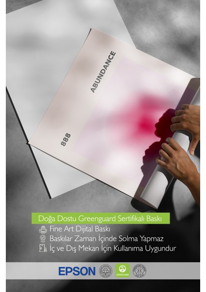Çerçevesiz Poster, 888 Abundance Şanslı Sayılar, Çalışma Odası Dekoru Poster No: 114248