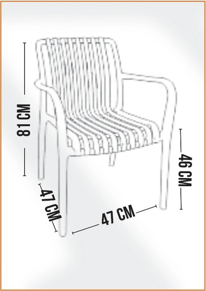 6 Lı Set Paris Bahçe Kafe Restorant Sandalyesi fırsatları