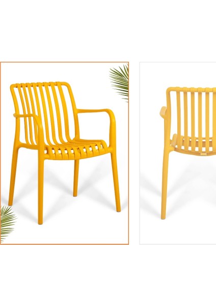 6 Lı Set Paris Bahçe Kafe Restorant Sandalyesi indirimleri