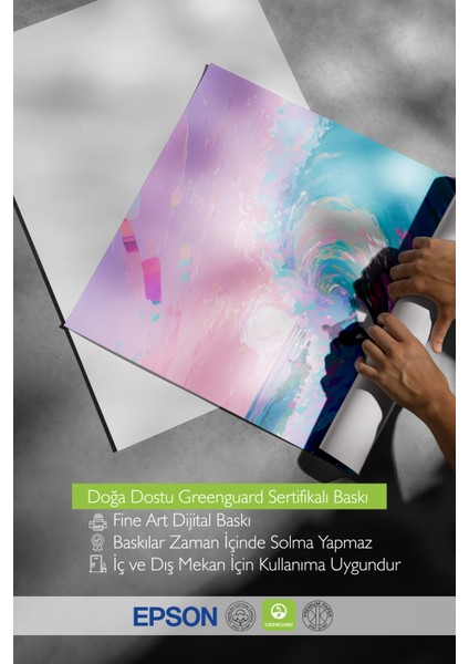 Çerçevesiz Poster, Deniz Dalgası Sörf Soyut Tasarım, Genç Odası Dekoru Poster No: 113792