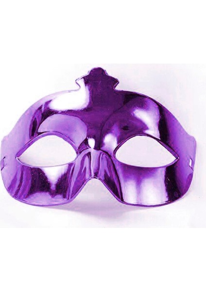 Mor Renk Kostüm Partisi Ekstra Parlak Balo Maskesi 15X10 cm fiyatları