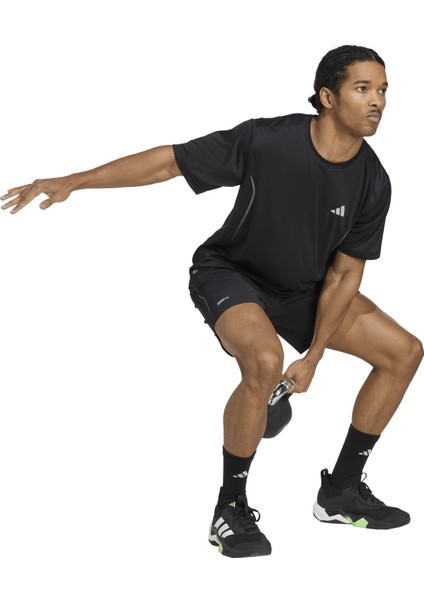 Adi̇das Tech App Gfxsho Erkek Siyah Koşu Şortu fiyatları