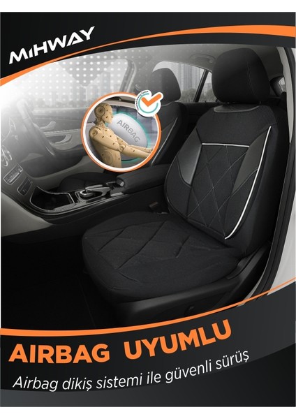 Alfa Romeo 146 Oto Koltuk Kılıfı Ön Arka Tam Set Mihway Procyon Serisi indirimleri